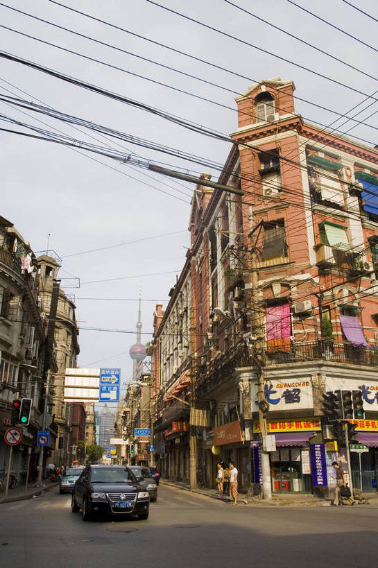 商店,竖图,彩色,室外,购物,建筑,上海,中国,亚洲,东方明珠,居民区,白云,蓝天,南京路,摄影,电视塔,东亚,中华人民共和国,商业,bj174