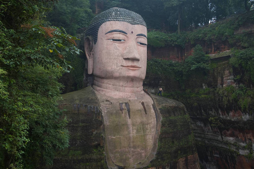 无人,横图,彩色,室外,特写,白天,旅游,度假,名胜古迹,标志建筑,地标,建筑,中国,亚洲,局部,遗迹,佛像,文化遗产,古迹,文物,娱乐,建设,古建筑,大佛,享受,休闲,旅游胜地,放松,摄影,四川省,古代建筑,石像,部分,中国文化,古文明,东亚,乐山,中华人民共和国,旅行,bj174