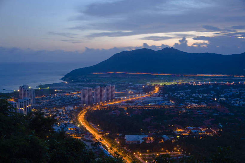 无人,横图,俯视,彩色,室外,旅游,城市风光,建筑,夜景,三亚,中国,亚洲,建筑群,灯光,现代建筑,海南,天空,灿烂,旅游胜地,摄影,海南省,海滨,东亚,三亚市,中华人民共和国,华南地区,琼,海,旅行,大东海,bj174