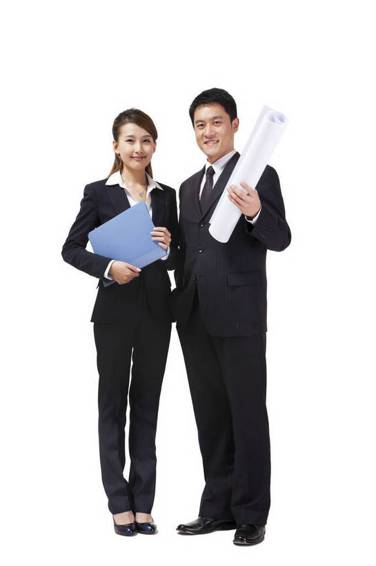 东方人,两个人,伙伴,商务人士,商务男性,商务女性,站,竖图,彩色,室内,白天,正面,衬衫,西装,商务,时尚,满意,自由,友谊,合作,团队,北京,中国,套装,正装,人物,图片,图纸,文件夹,美丽,生活,现代,职业,活力,可爱,竖,自信,摄影,奋斗,青春,优雅,商务装,工薪阶层,团结,男人,男性,年轻男性,年轻女性,女人,女性,亚洲人,中国人,年轻人,白领,上班族,全身,影棚拍摄,衬衣,愉快,bj174