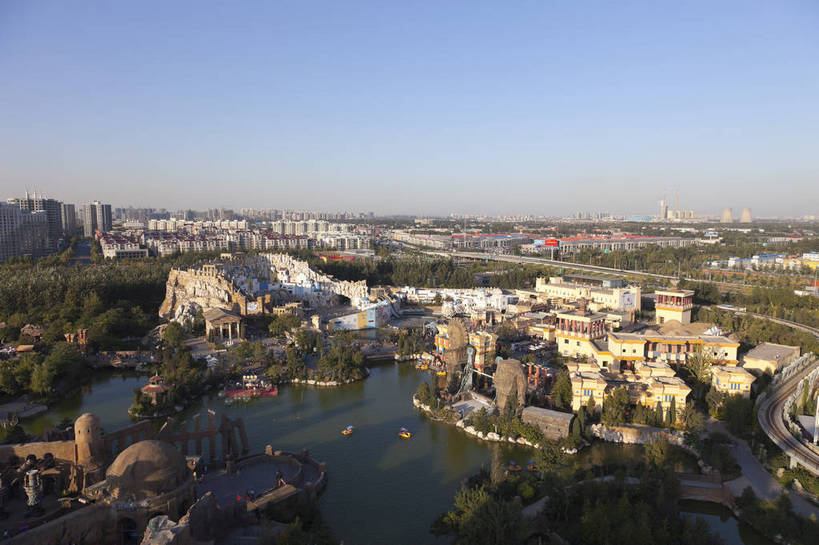 公园,游乐园,横图,彩色,室外,白天,旅游,度假,名胜古迹,标志建筑,地标,建筑,北京,中国,遗迹,图片,景观,古迹,文物,娱乐,建设,古建筑,享受,休闲,旅游胜地,放松,摄影,游乐设施,儿童乐园,公共场所,欢乐谷,古文明,bj174
