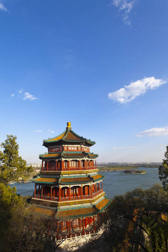 无人,公园,颐和园,竖图,彩色,室外,白天,旅游,度假,名胜古迹,标志建筑,地标,建筑,北京,中国,遗迹,图片,古迹,文物,娱乐,建设,古建筑,古代,天空,享受,休闲,旅游胜地,安静,放松,摄影,园林,文明,中国文化,古文明,北京颐和园,皇家园林,旅行,传统文化,bj174