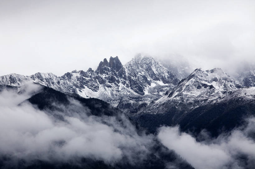 无人,横图,室外,美景,山,山脉,雪,雪山,中国,亚洲,景观,梅里雪山,风景,自然,地标建筑,景色,摄影,自然风光,东亚,云南省,彩图,bj175