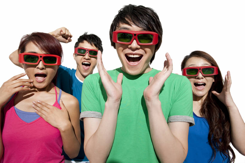 东方人,四个人,横图,白色背景,正面,兴奋,友谊,电影院,中国,亚洲,行人,游客,游人,注视,路人,旅客,刺激,观察,看,观看,惊奇,察看,愉悦,关注,东亚,3D眼镜,过客,年轻男性,年轻女性,亚洲人,中国人,年轻人,休闲活动,半身,彩图,影棚拍摄,bj175