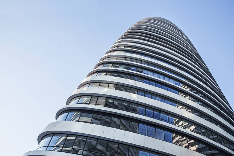 无人,横图,室外,白天,仰视,度假,美景,窗户,城市风光,标志建筑,城市,地标,建筑,北京,中国,亚洲,弯曲,艺术,景观,建筑群,娱乐,建设,现代,蓝色,风景,蓝天,天空,享受,休闲,办公大楼,景色,放松,摄影,建造,都市风光,东亚,玻璃杯,彩图,低角度拍摄,高层建筑,建筑结构,望京,望京SOHO,bj175