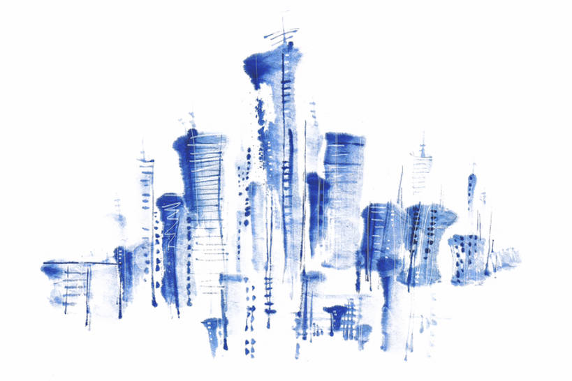 无人,横图,插画,留白,白色背景,度假,数码,科技,美景,城市风光,城市,建筑,摩天大楼,阴影,网络,墨水,景观,高光,几何,计算机图形,合成,图画,娱乐,现代,画,蓝色,享受,休闲,景色,放松,电脑合成图,数码合成图,创造力,合成图,都市风光,漫画,写实,具体,具象,式样,彩图,中国画,bj175